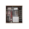 Guarda-Roupa com Espelho 100% MDF 3 Portas e 4 Gavetas Canela Scarpa - 1