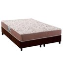 Ver imagem 1 de Cama Box Queen: Colchão Ortopédico Herval Compact Ag 65 / Durabilli Bordado Double Side + Base Crc