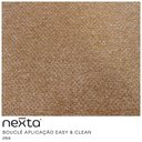 Ver imagem 5 de Poltrona Decorativa Greta Base Giratória Titânio Linho Bouclé Terracota - Nexta Casa
