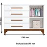 Quarto Completo Safari Minimalista Wood - 5