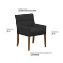 Ver mais imagens de Kit 4 Cadeiras para Mesa de Jantar Angel Base Madeira Corano Preto - Nexta Casa