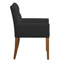 Ver imagem 4 de Kit 4 Cadeiras para Mesa de Jantar Angel Base Madeira Corano Preto - Nexta Casa