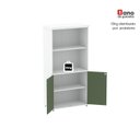 Ver imagem 7 de Armário Misto para Escritório 2 Portas com Prateleiras Linha PE40 AM1600PE40 Branco/Sálvia