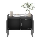 Ver imagem 3 de Buffet Junior Industrial 2 Portas Industrial Preto