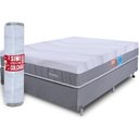 Ver imagem 1 de Cama Box Casal Colchão Vácuo Infinity Macio 138x188x64 Premium Bf Colchões
