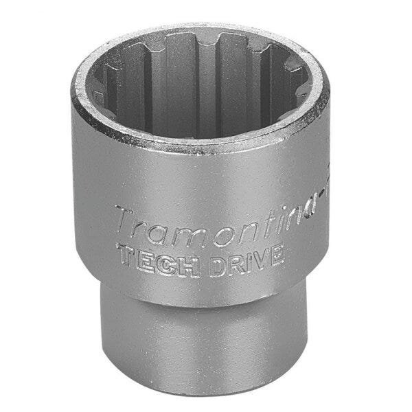 Soquete Techdrive 30mm Encaixe 1/2" Tramontina PRO - 1