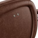 Ver imagem 6 de Poltrona do Papai Sala de Cinema Reclinável Kylie Power Touch Massagem USB PU Marrom Brilho G23 Gran