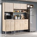 Ver mais imagens de Armário Cozinha Compacta Arizona Smart Carraro - Carvalho Carvalho