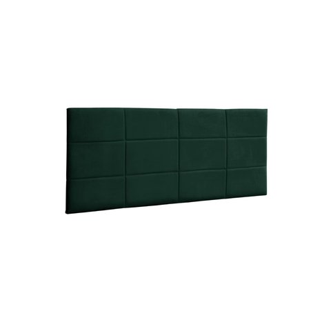 Painel Raissa 120 cm Suede Verde