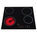 Ver imagem 4 de Fogão Cooktop Fischer 4 Queimadores Elétrico Mesa Vitrocerâmica 30006-73476 220v