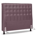 Ver imagem 1 de Cabeceira Cama Box Casal Queen Size Ciara 160cm Botonê com Frame Veludo Rosê - Desk Design