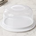 Ver imagem 2 de Suporte Boleira com Tampa Trava Transparente Prato Porta Bolo Torta Sobremesa Pao Cozinha Confeitari