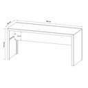 Ver imagem 3 de Escrivaninha/Mesa Escritório 180cm Multimóveis CR25266 Branco