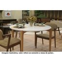 Ver imagem 2 de Mesa Jantar Redonda Luara Off White e Amêndoa 110cm - 68323