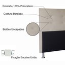 Ver mais imagens de Kit Cabeceira e Calçadeira Baú King 1,95m Berlim Corano Bege - Pallazio