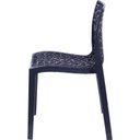 Ver imagem 4 de Kit 4 Cadeiras Gruvyer Design Cozinha Sala de Estar Jantar - Preto