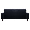 Ver imagem 7 de Sofá Decorativo Sala de Estar Asgand 2 Lugares 160cm Couro Azul Marinho - Mozzelar