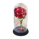 Ver imagem 1 de Luminária a Rosa Encantada Vermelha 28 Cm