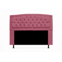 Ver imagem 2 de Kit Cabeceira Geovana com Baú Veneza Solteiro 90 Cm Suede Rosa Barbie - Incasa Decorr