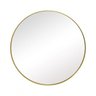 Espelho Redondo em Resina Dourado Sófia G 51 x 51 - 1