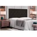 Ver imagem 4 de Cabeceira Painel Tânia King 195cm Corino Marrom