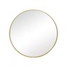 Espelho Redondo em Resina Dourado Sófia M 41 x 41 - 1