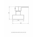 Ver imagem 2 de Acabamento Registro Base Docol Dn32-40( Grande) Dourado Fosco - Led Perflex