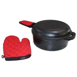 Panela Defumação Frigideira Multiuso em Ferro Serragem 25cm - 4