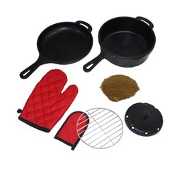 Panela Defumação Frigideira Multiuso em Ferro Serragem 25cm - 1