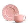 CONJUNTO DE XÍCARAS DE CHA ROMA ROSA 6PCS PORTO BRASIL - 1