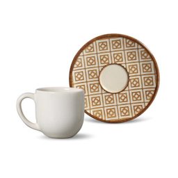 Conjunto de Xícara de Café Coup Marajoara 6pcs Porto Brasil - 1