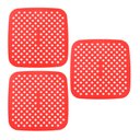 Ver imagem 1 de Kit 3 Tapetes Airfyer Protetor Silicone Antiaderente 18cm