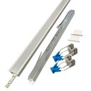 Ver imagem 2 de Perfil de Led de Embutir Save Energy Lls Flex Ii 3 Metros com Led 3000k Luz Amarela Branco
