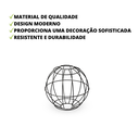 Ver imagem 3 de Globo Aramado Decoração em Ferro Design Moderno