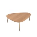 Ver imagem 3 de Mesa de Centro Orgânica 77cm Pé de Metal 28014 Artesano