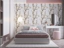 Ver imagem 1 de Papel de Parede Adesivo Floral Flor Bege 160 - 2,5m
