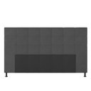 Ver imagem 1 de Cabeceira Cama Box King 195cm Suede Grafite