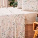 Ver imagem 4 de Jogo de Cama Casal Cotton Touch 4 Peças 138x188x30cm Jasmine