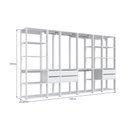 Ver imagem 6 de Guarda Roupa Closet Modulado Crpro-CLO009 6 Gavetas 20 Prateleiras MDP 320cm Branco