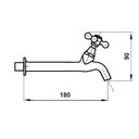 Ver imagem 3 de 3158 C-80 Torneira para Pia 18 Cm com Bico União e Arejador