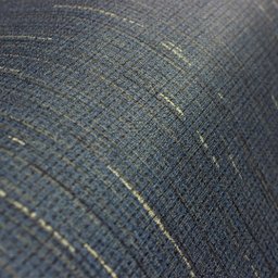 Papel de Parede Linho Azul Escuro Vinilico Lavável+ Cola para Aplicação 3012 - 6