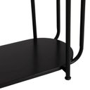 Ver imagem 7 de Aparador Orla em Metal Design Minimalista com 3 Prateleiras para Decoração Preto