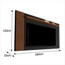 Ver imagem 2 de Painel Ripado para Tv até 70 Polegadas Grécia 180cm