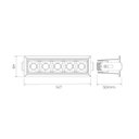 Ver imagem 3 de Spot Embutir Square Micro 11,5w 2700k 30º Irc90 Preto-stella