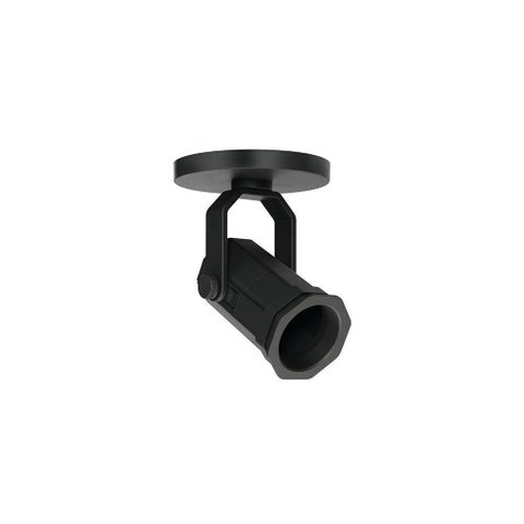 Spot Direcionável de Sobrepor com Canopla Stella Stage MR11 MR16 GU10 Bivolt Preto Interno