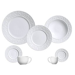 Aparelho de Jantar Porto Branco 42 Peças Porto Brasil - 1