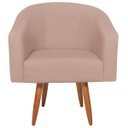 Ver imagem 2 de Poltrona Decorativa Jade Design Moderno Sala de Estar Quarto Escritório Confortável Luxo Pés Palito
