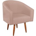 Ver imagem 5 de Poltrona Decorativa Jade Design Moderno Sala de Estar Quarto Escritório Confortável Luxo Pés Palito