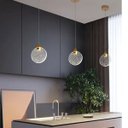 Ver mais imagens de Lustre Pendente Luminaria Lua de Cristal Bolhas Led Decoraçao Iluminaçao Quarto Sala de Estar Cozinh
