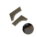 Ver imagem 1 de Ponteira Puxador Facetato RM-183 S7018 para 18 mm Champanhe 2 pares